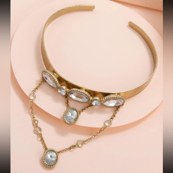 ⭐️ Awesome Rhinestone Tassel Arm Band ⭐️ - Picture 3 of 4